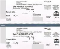 2 Tickets Phantom der Oper Göttingen 03.03.2024 ERSTE REIHE! Hessen - Ludwigsau Vorschau
