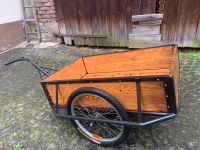Vintage aufgearbeiteter großer Bollerwagen Ziehwagen Hessen - Aarbergen Vorschau