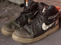 ANGEBOT Nike AirForce 1 07 LV8 Schwarz Orange "Under Construction Sachsen - Chemnitz Vorschau