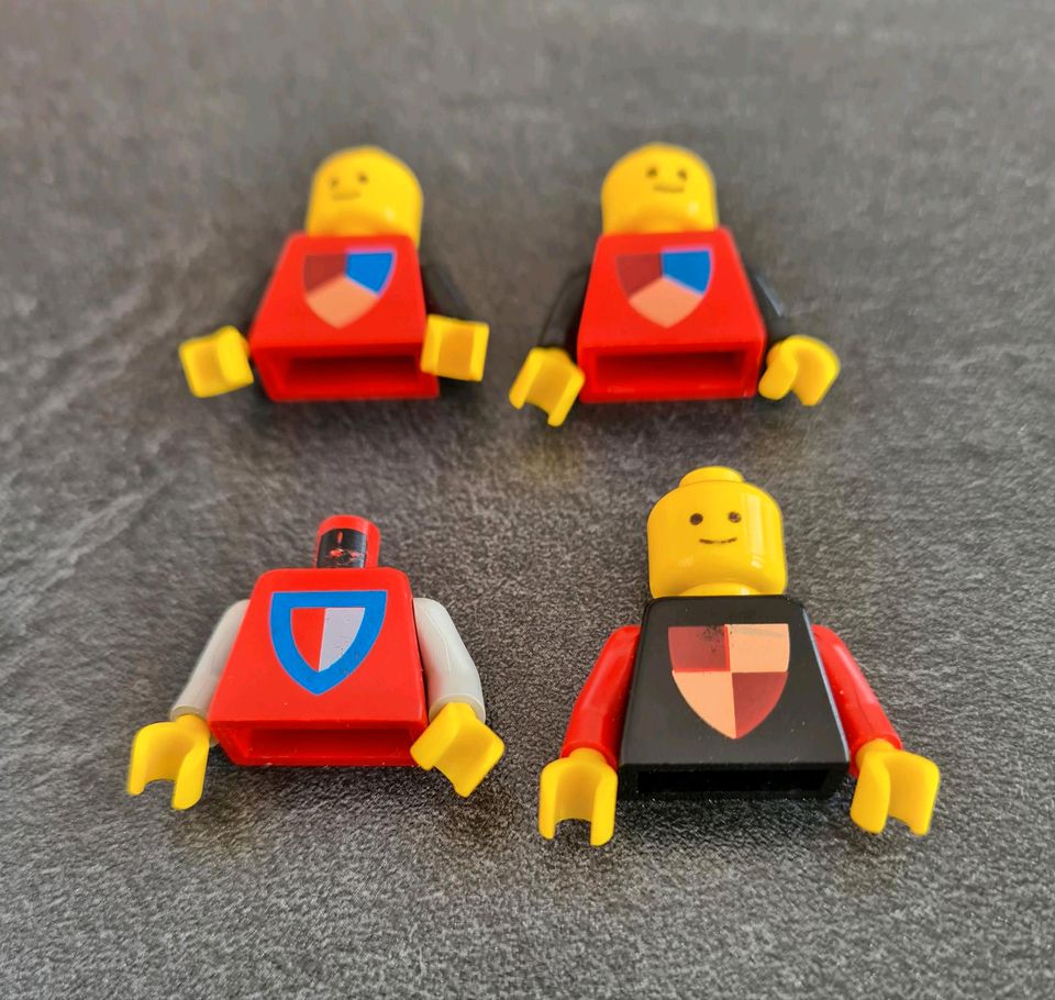 Lego 4x Torso Classic Castle 1979 Oberkörper  Figuren alt in Meeder