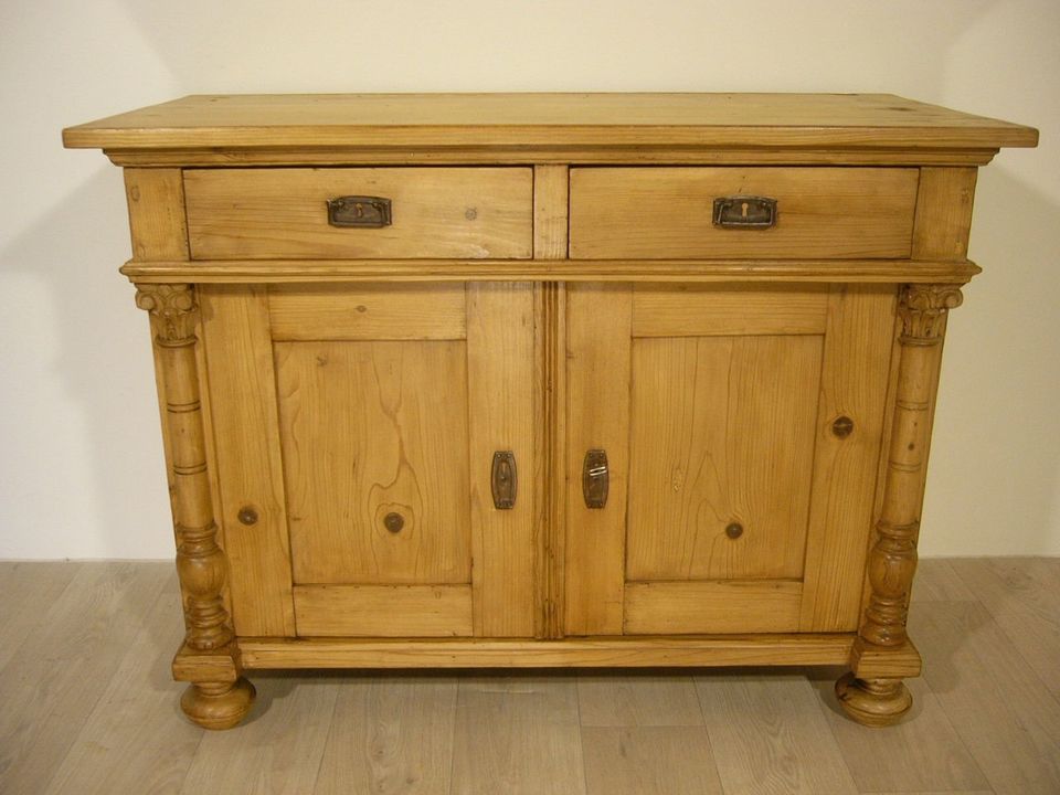 Kommode Anrichte Sideboard Weichholz antik 2 türig um 1880 in Neuenkirchen