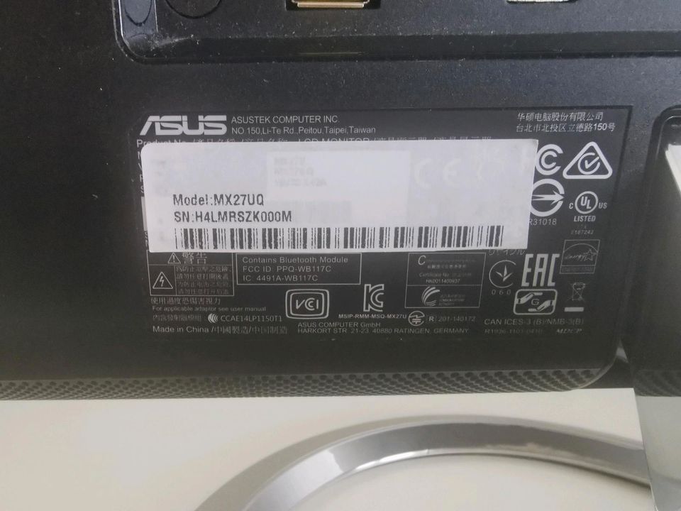 Asus Monitor mx27uq 4k UHD 27 Zoll 3840 x 2160 in Bochum