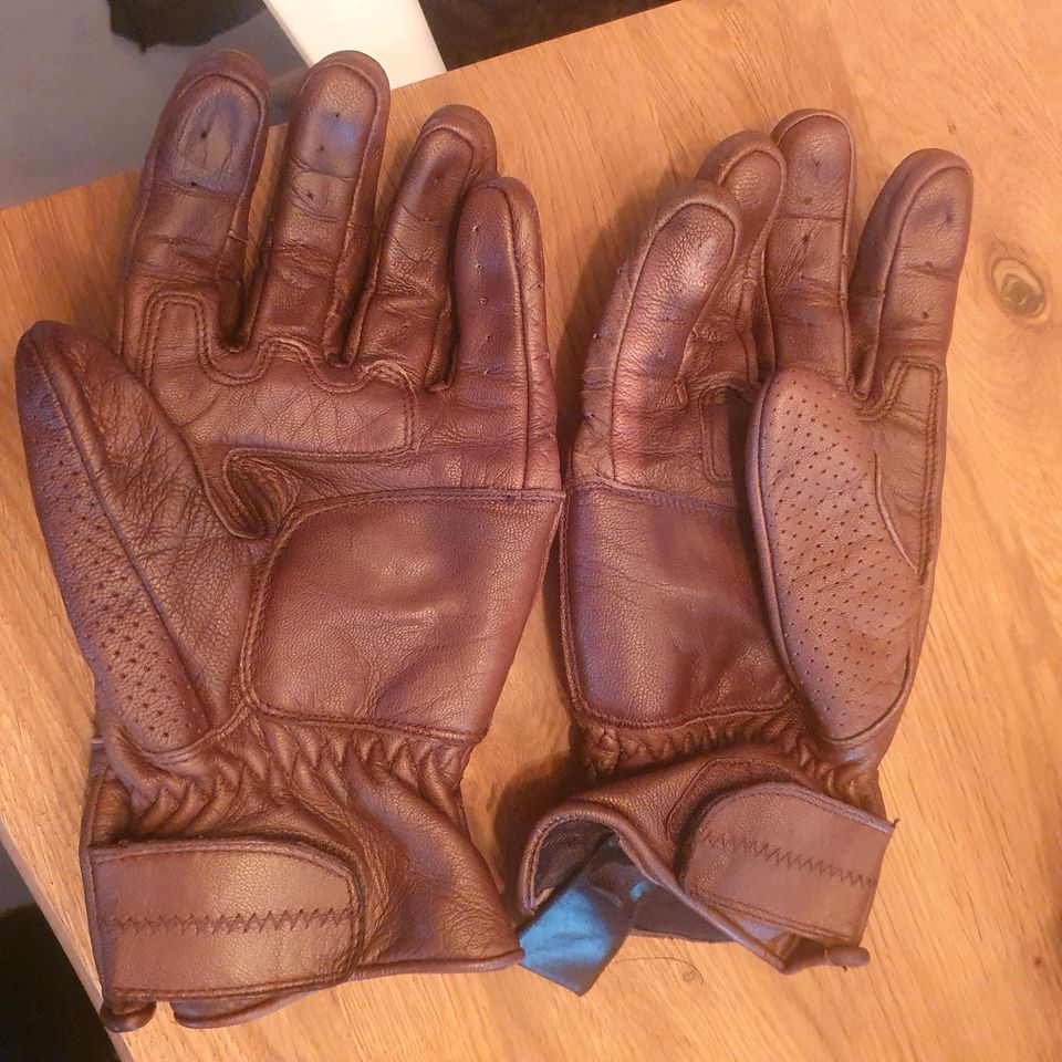 Motorrad Handschuhe Leder braun IXS XL in Freystadt