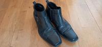 Bugatti Schuhe Stiefeletten 44 Leder schwarz Nordrhein-Westfalen - Paderborn Vorschau