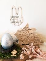 Hase massiv Holz sitzend Ostern Oster Dekoration Osterhase 4 Bayern - Frammersbach Vorschau