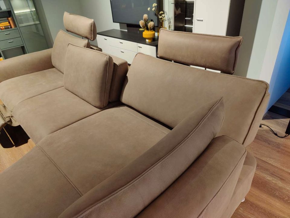 Ecksofa - Ledersofa - Garnitur - Relaxsofa - Ledergarnitur in Apen