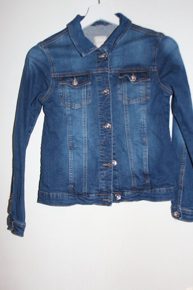 Mädchen Jeans Jacke Summer Vibes blau Gr. 146 in Kassel