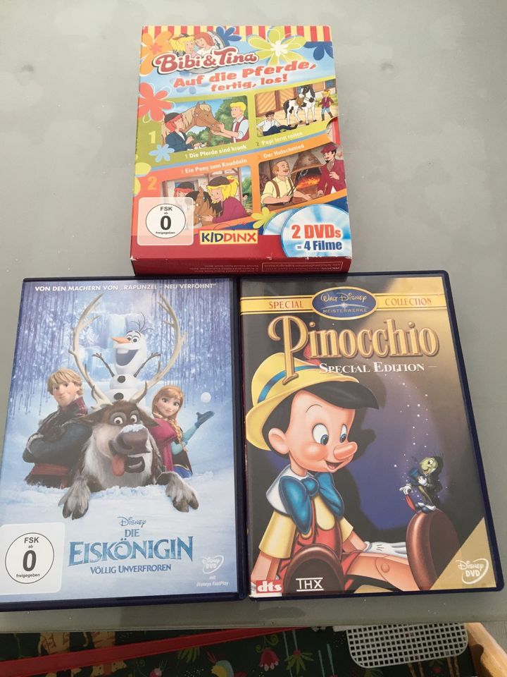 Kinder DVD‘s 3 X  mit Versand 11 € in Ohrum