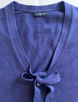 Cardigan Strickjacke lila 5% Kaschmir V-Ausschnitt Schluppe M/L Baden-Württemberg - Walldorf Vorschau