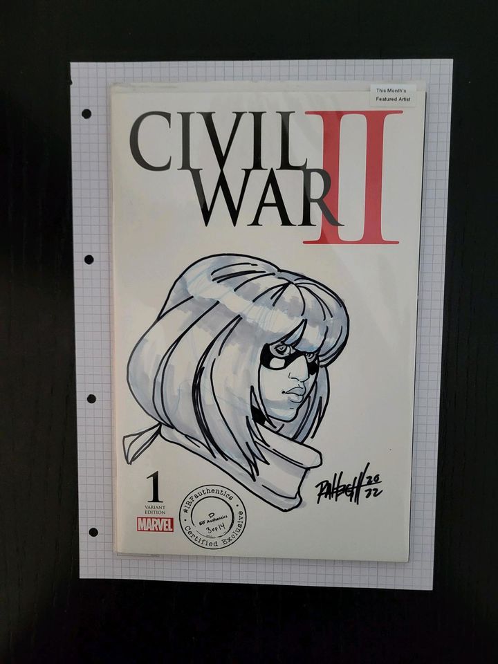 Marvel CIVIL WAR 2 Sketch Cover Kamala Khan Comic in Mülheim (Ruhr)