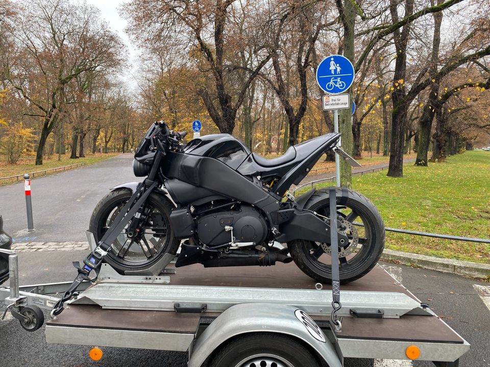 Motorradanhänger Motorrad Transport Anhänger Roller 750KG mieten in Meine