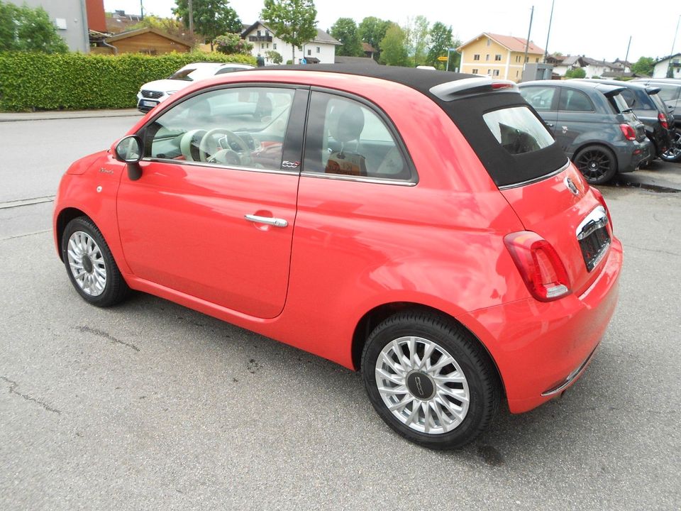 Fiat 500C Lounge 1,2 69PS Dolcevita Klima Cabrio in Kolbermoor