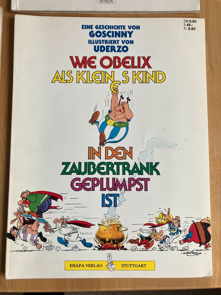 Asterix Comic 6 Stk. Asterix erobert Rom, Hüttendorf, LP Vinyl in Raubling