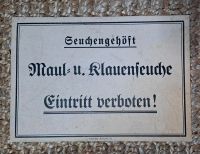 Schild, Tafel, Hinweis, Verbot, für Sammler von alten Schildern Rheinland-Pfalz - Rockenhausen Vorschau
