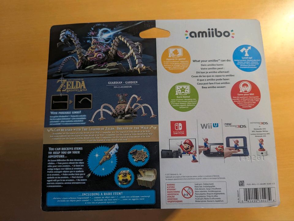 Amiibo Guardian Zelda Breath of The Wild Nintendo in Bullay