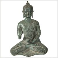 Segnender Buddha Abhaya Mudra 21cm grünantik spezielle Feuerarbei Hamburg-Mitte - Hamburg Borgfelde Vorschau