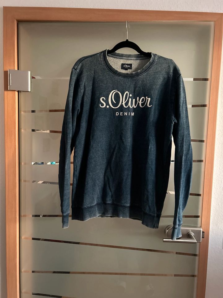 S.Oliver Denim Sweatshirt gr.M neuwertig in Wittgert