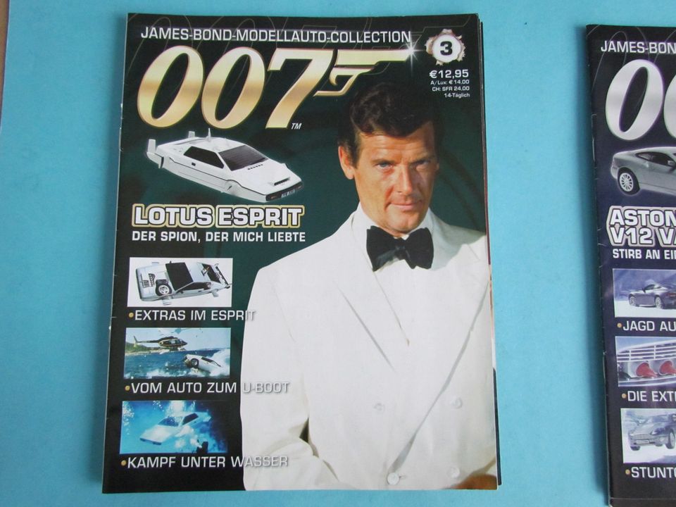 James Bond Collection - Modellauto Sammelhefte 1-7 in Alfter