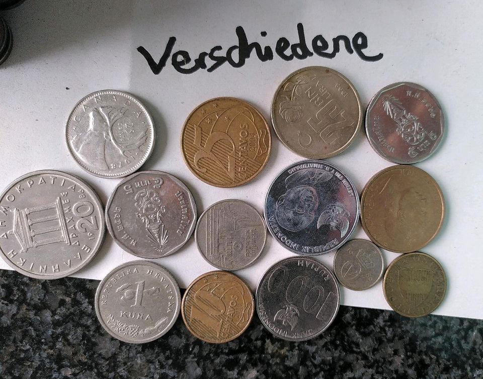 4,5 kg alte Münzen Deutsche Mark, Lire, Franc, Pesetas...  Selten in Wuppertal