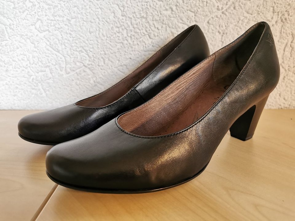 Caprice Damenschuhe/Pumps/Lederpumps schwarz, Gr.40 in Aham