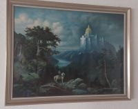 Gemälde Reiter Burg Schloß 65cmx85cm Baden-Württemberg - Abstatt Vorschau