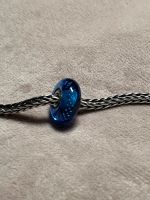 Glasbead Trollbeads Silberne Spur blau neu 925 Silber Sachsen-Anhalt - Barleben Vorschau