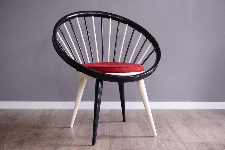 [Zeitklassiker] Vintage 60er Circle Chair Yngve Ekström Stuhl in Handorf