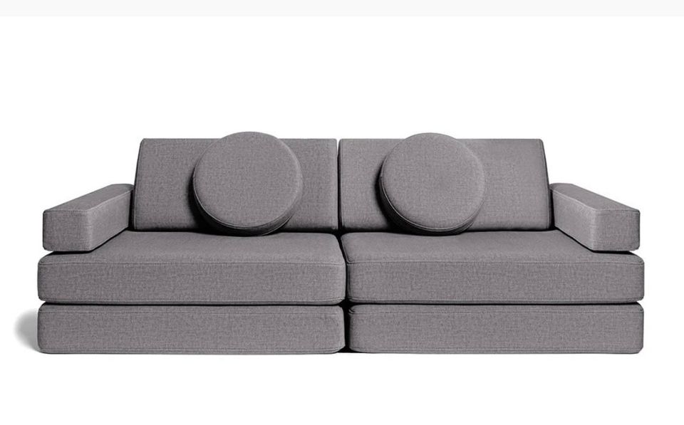 SHAPPY Spielsofa Ultra Plush Dark Grey - Velours Grau NEU OVP in Bamberg