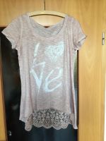 Shirt rosa Love Spitze Gr 40 aus Boutique wie neu rosé Rheinland-Pfalz - Trier Vorschau