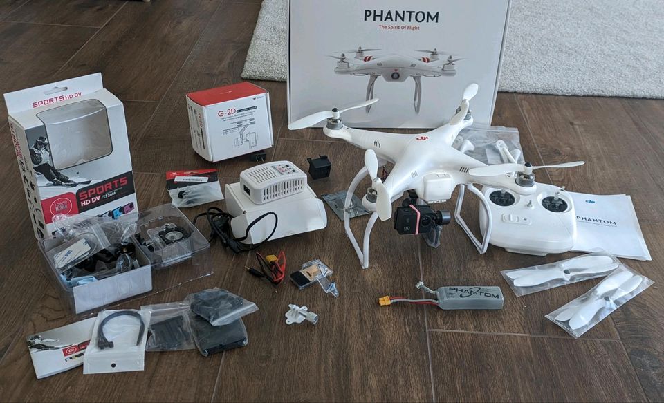 DJI Phantom Drohne Quadrocopter mit Gimbal in Geisenfeld