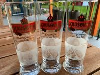 3 Biergläser, Brauerei Krusovice, wie neu Niedersachsen - Bruchhausen-Vilsen Vorschau