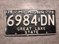 USA Nummernschild Kennzeichen License Plate Michigan 1979 Bayern - Königsbrunn Vorschau