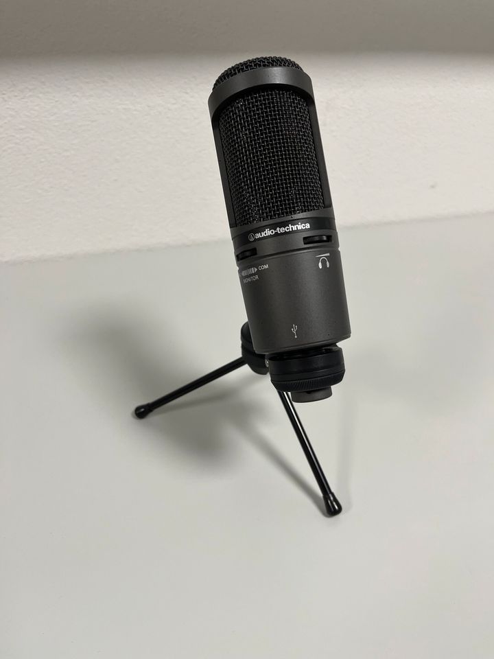 audio-technica AT2020 USB+ Kondensator Mikrofon OVP in Gersdorf