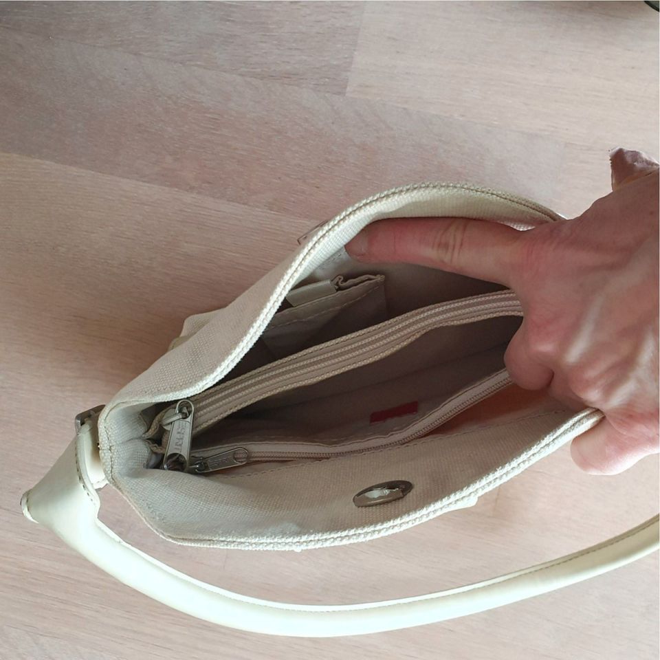 Damen Handtasche klein Esprit, beige, gebraucht in Bubenreuth