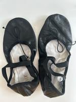 Balletschuhe - Leder - geteilte Sohle - Schwarz Bayern - Alling Vorschau