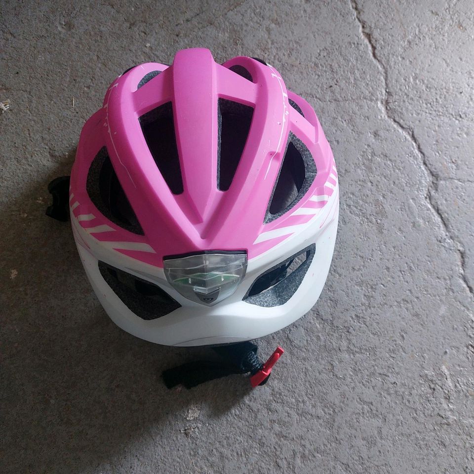 Fahrradhelm Pink / weiß 55 - 59 cm in Siegen