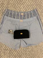 Van Laack Boxershorts Set Tasche schwarz blau gestreift 56 Bayern - Germering Vorschau