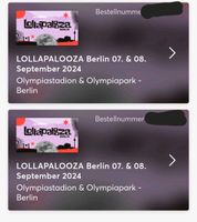 Lollapalooza 2 Day tickets for 150 each Bremen - Huchting Vorschau