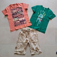 Sommer-Set kurze Hose + 2 T-Shirts Gr.122/128 *Benetton* Nordrhein-Westfalen - Langenfeld Vorschau