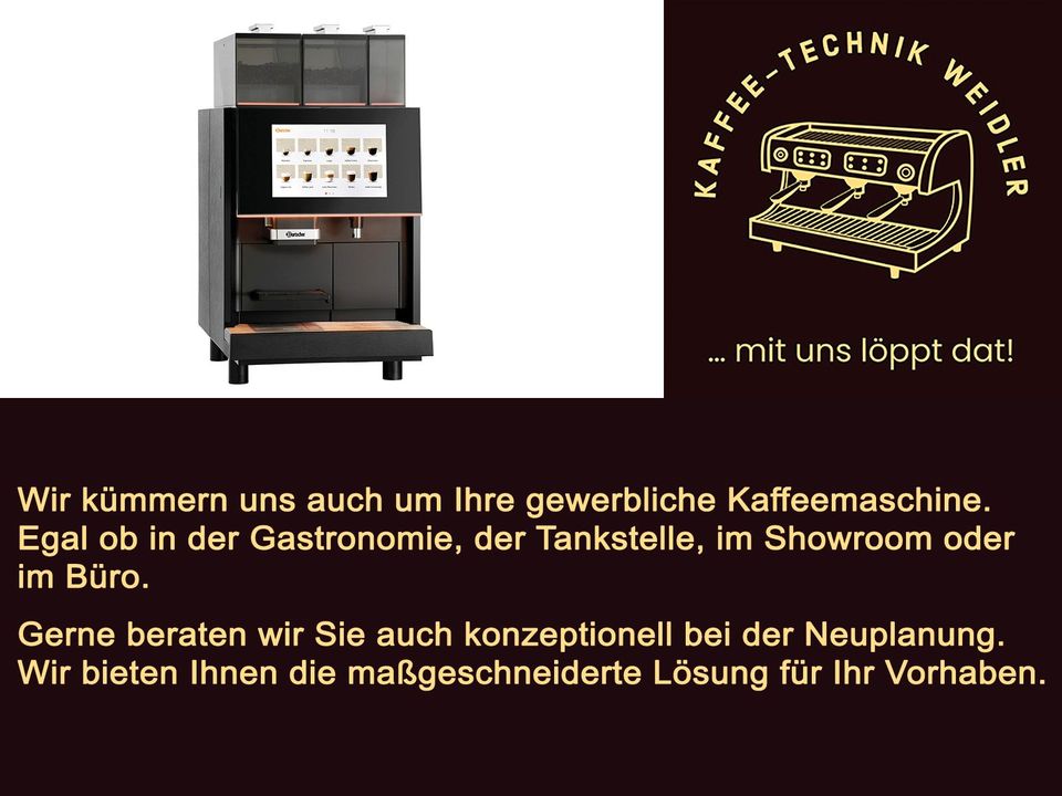 Reparatur von Kaffeevollautomaten, Espressomaschinen, Kaffeemaschinen in Südbrookmerland