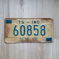 Indiana 1975 TRUCK USA US Kennzeichen Nummernschild Bayern - Großmehring Vorschau