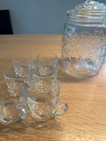 Bowle Set aus Glas - Italy - 6 Becher ohne Kelle Nordrhein-Westfalen - Kreuzau Vorschau