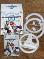 Nintendo Wii Spiel MarioKart + 2 Lenkräder Bayern - Buchloe Vorschau