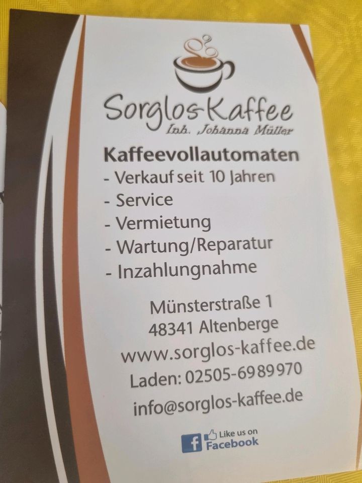 ☕️ Jura D60 Kaffeevollautomat mit viel Zubehör und 1 Jahr voller. in Altenberge