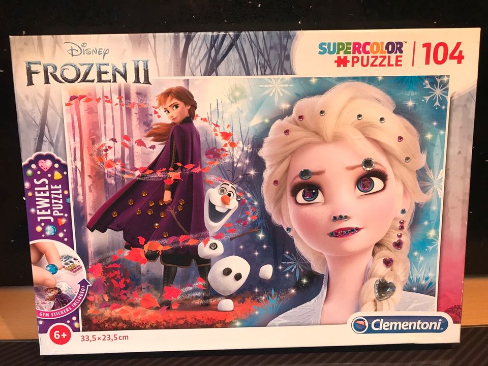 Puzzle Puzzel Clementoni Frozen Eiskönigin 104 Teile 6 Jahre in Trebur