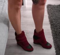 Buffalo Keilstiefeletten, Gr.39, bordeaux Nordrhein-Westfalen - Detmold Vorschau