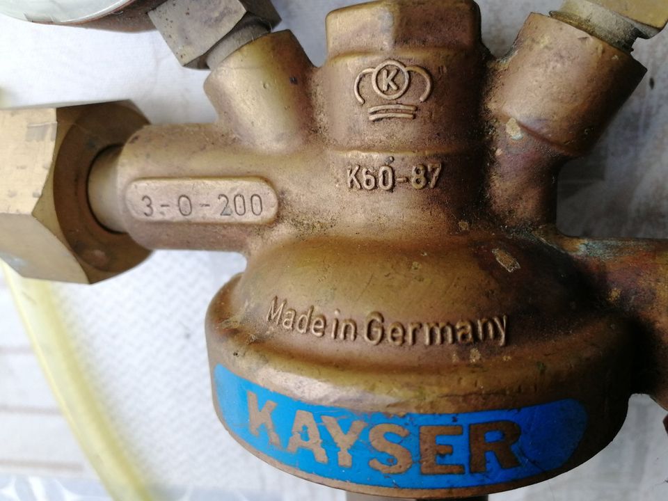 Druckminderer für Sauerstoffflasche in Gaggenau