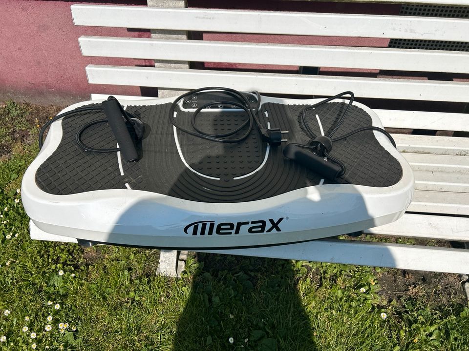 Merax Vibrationsplatte, 200 W, inklusive Trainingsbänder in Essen