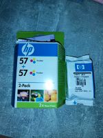 3x HP officejet 57 tri-color printed deskjet Niedersachsen - Melle Vorschau