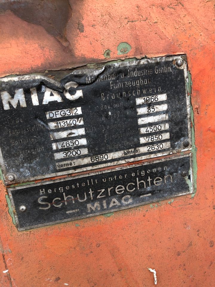Gabelstapler Miag 3,2 mit Hanomag Motor in Frei-Laubersheim